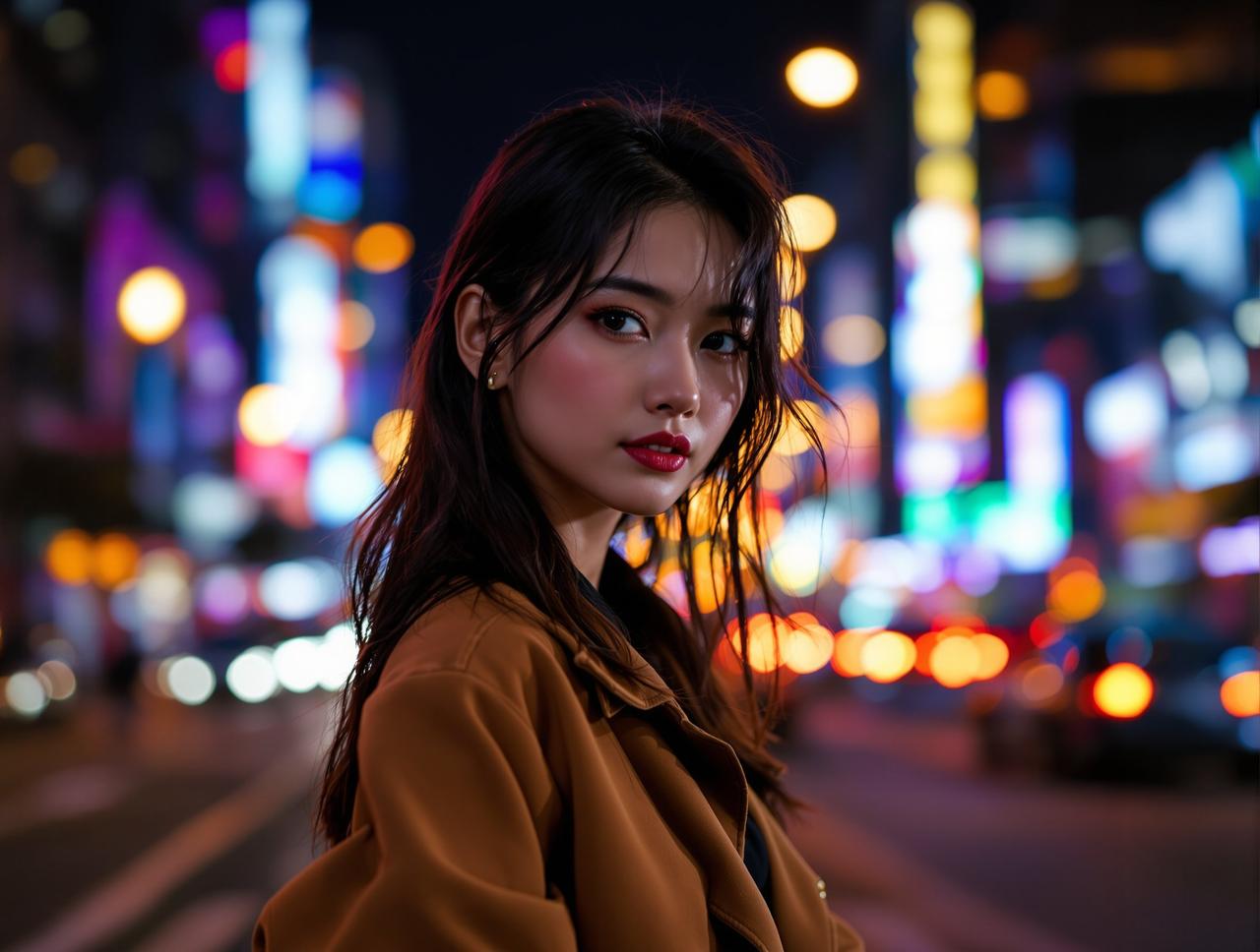 推女郎 - 都市夜景人像 - 王诗涵 - 写真视频唯美写真摄影